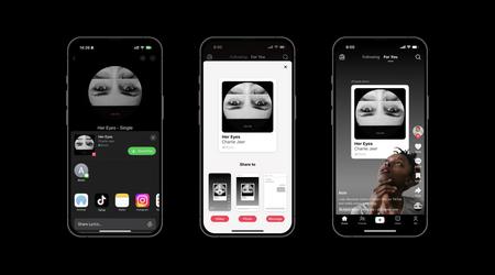 TikTok tilbyr nå musikkdeling med Apple Music og Spotify i ulike formater