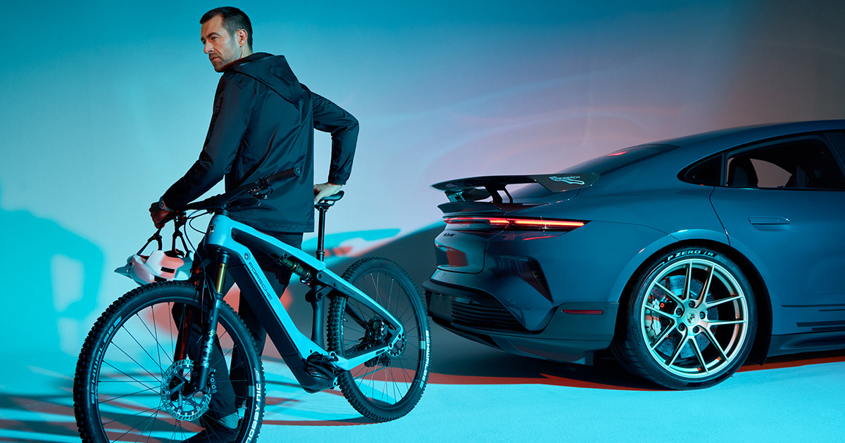 Porsche eBike Sport-kjøreopplevelsen: der fart møter innovasjon Elsykkelen Porsche eBike Sport er valget for ekte teknologigourmeter.