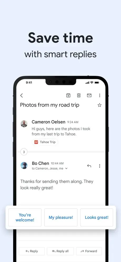 Gammelt Gmail-design for iOS Gammelt Gmail-design for iOS